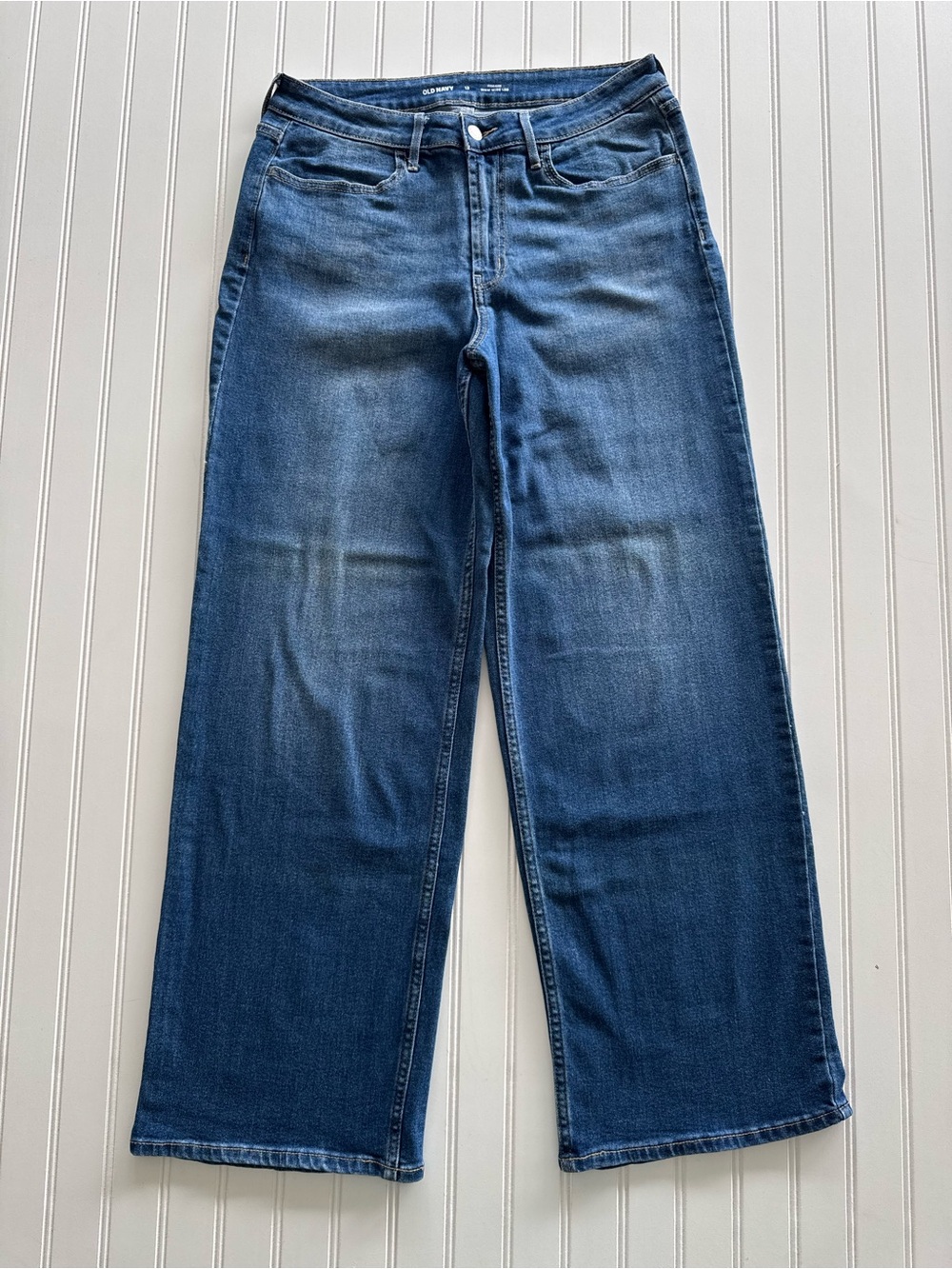 Old Navy Women's High Rise Wow Wide-Leg Jeans Size 12